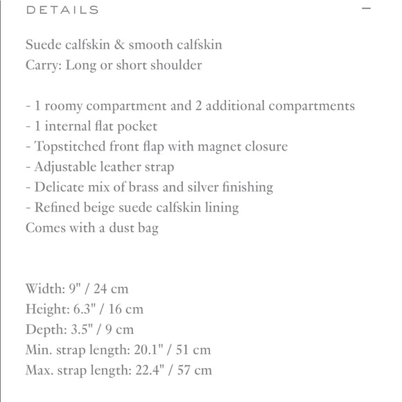 🚫SOLD🚫 Chloe Faye Small Suede Leather Crossbody - Picture 8 of 8